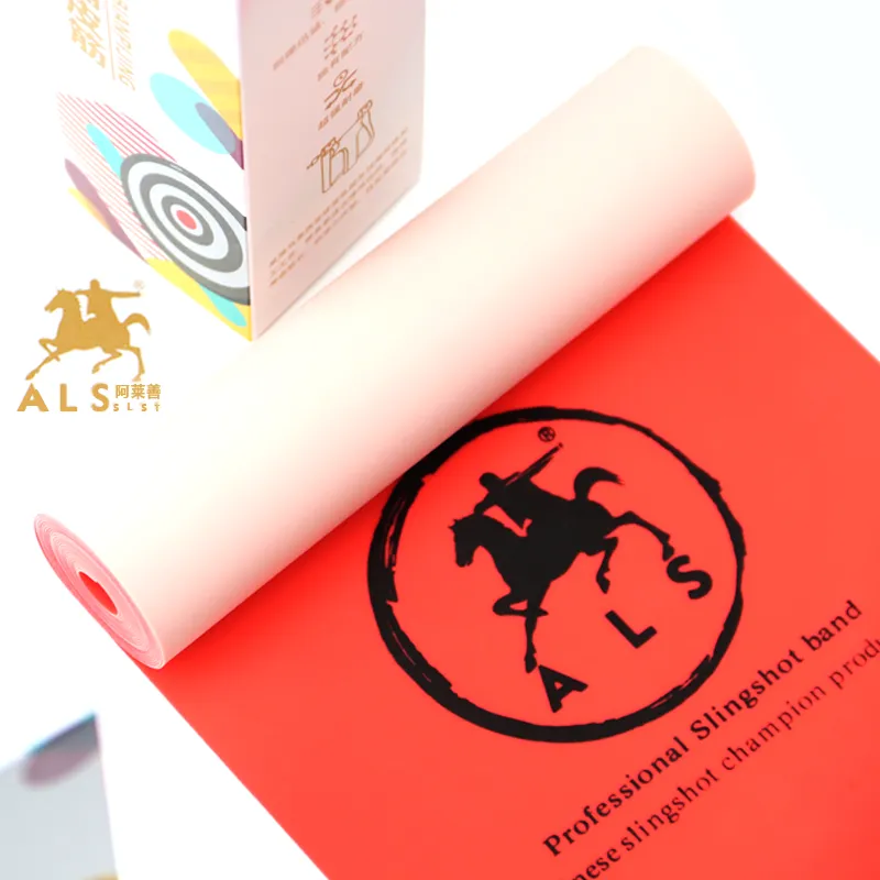 ALS Dual Color Durable Flat Rubber Band