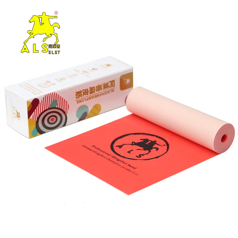ALS Dual Color Durable Flat Rubber Band