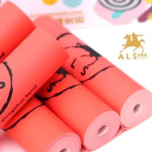 ALS Dual Color Durable Flat Rubber Band