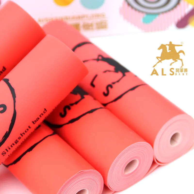ALS Dual Color Durable Flat Rubber Band