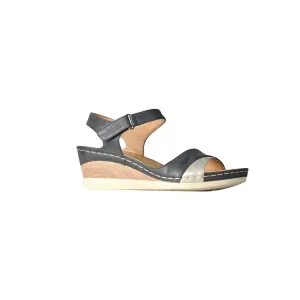 Ankle Strap Sandals - Black