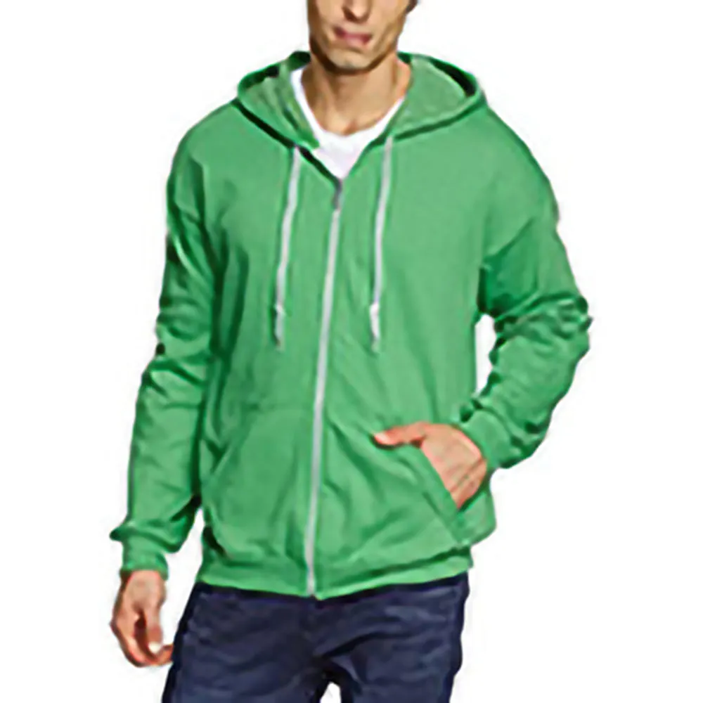 Anvil Mens Full Zip Hooded Sweat / Hoodie