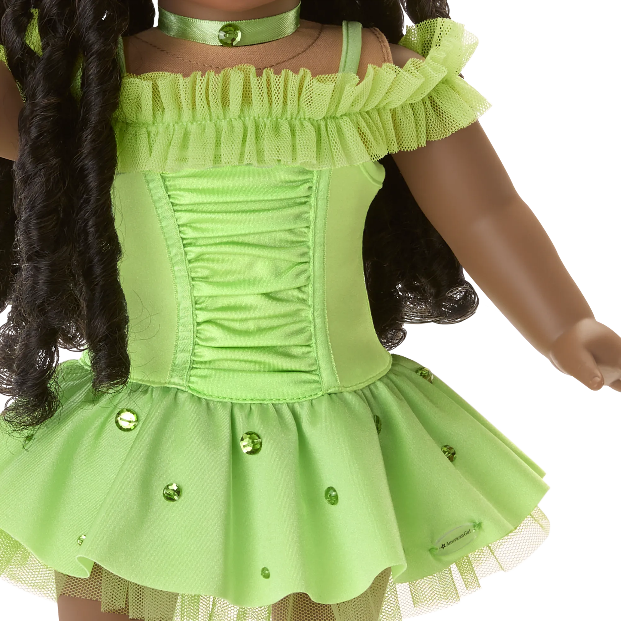 August Phenomenal Peridot Outfit for 18-inch Dolls