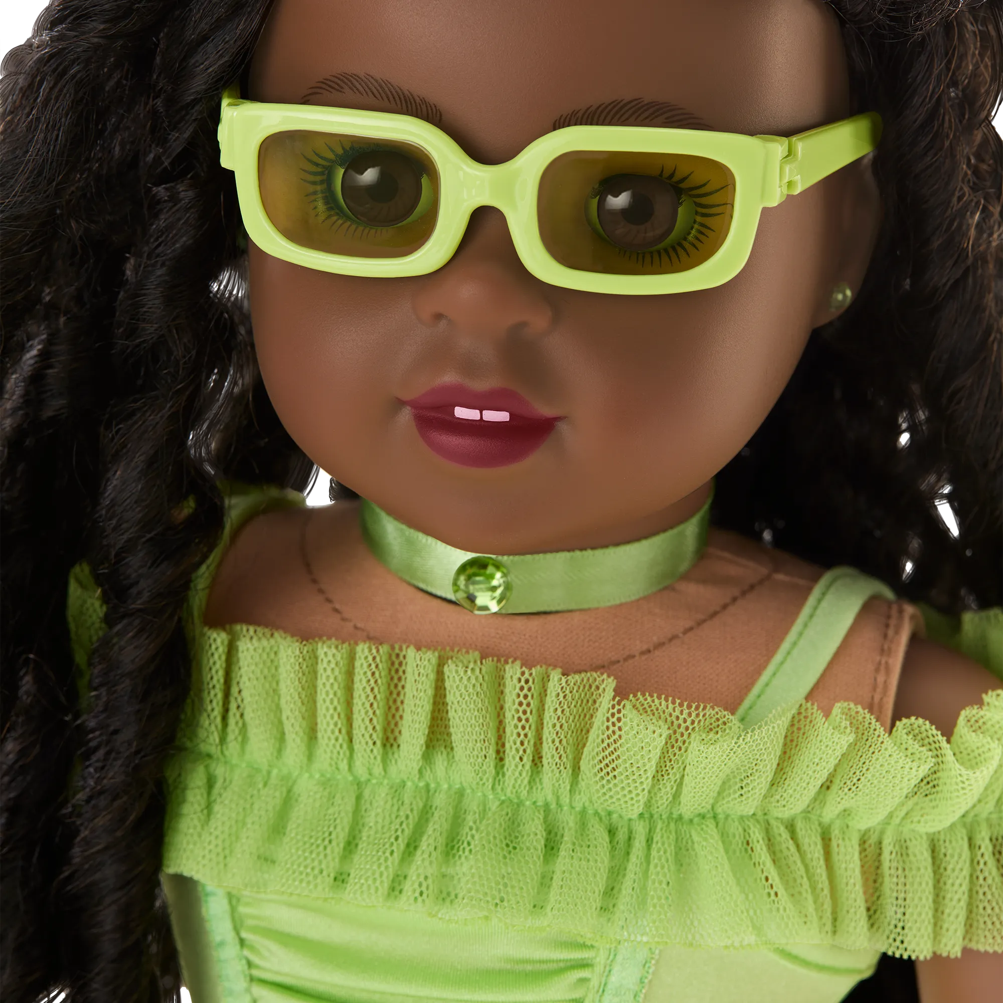 August Phenomenal Peridot Outfit for 18-inch Dolls