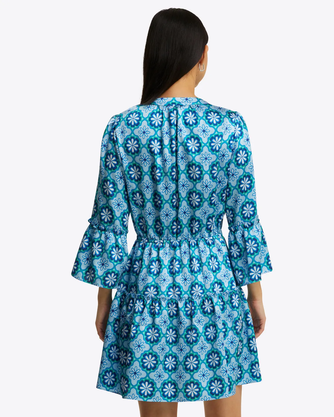 Avery Shirtdress in Hammered Satin