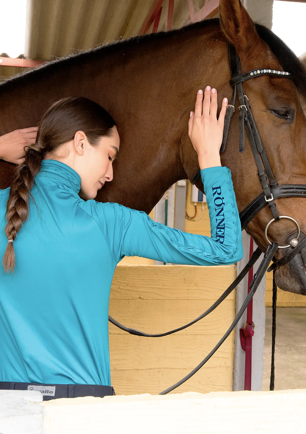 Braid Quarter Zip Long-Sleeve | Jade