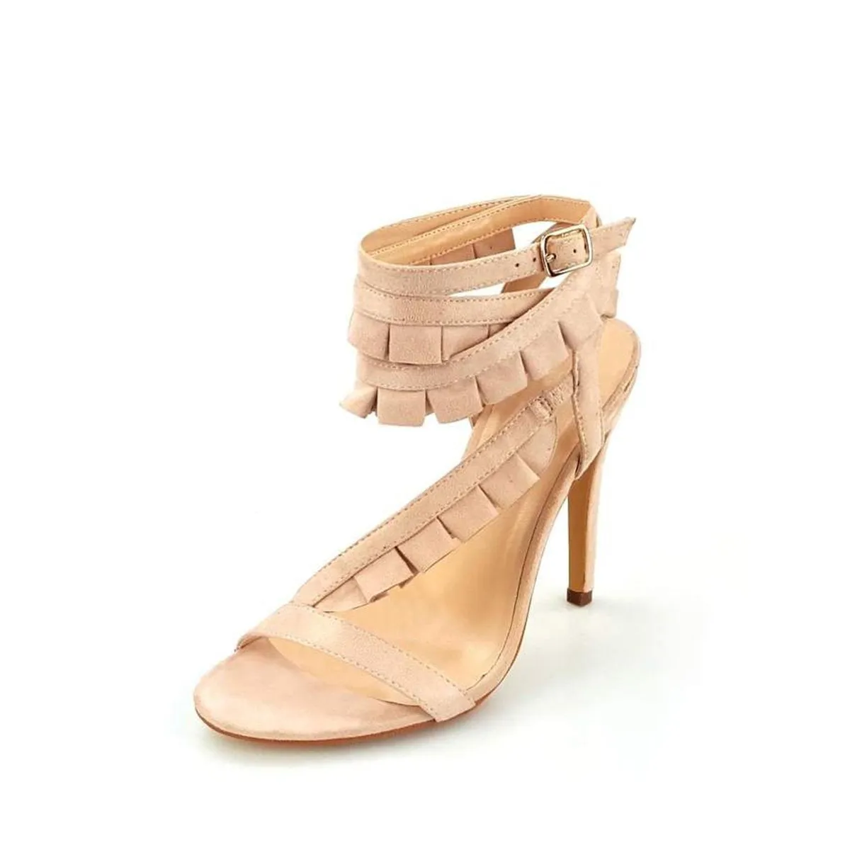 Camilla Fringe Trim Strappy Sandal