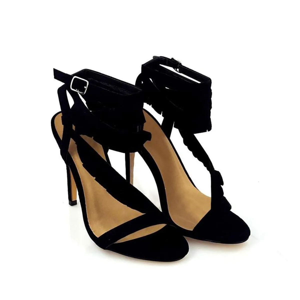 Camilla Fringe Trim Strappy Sandal