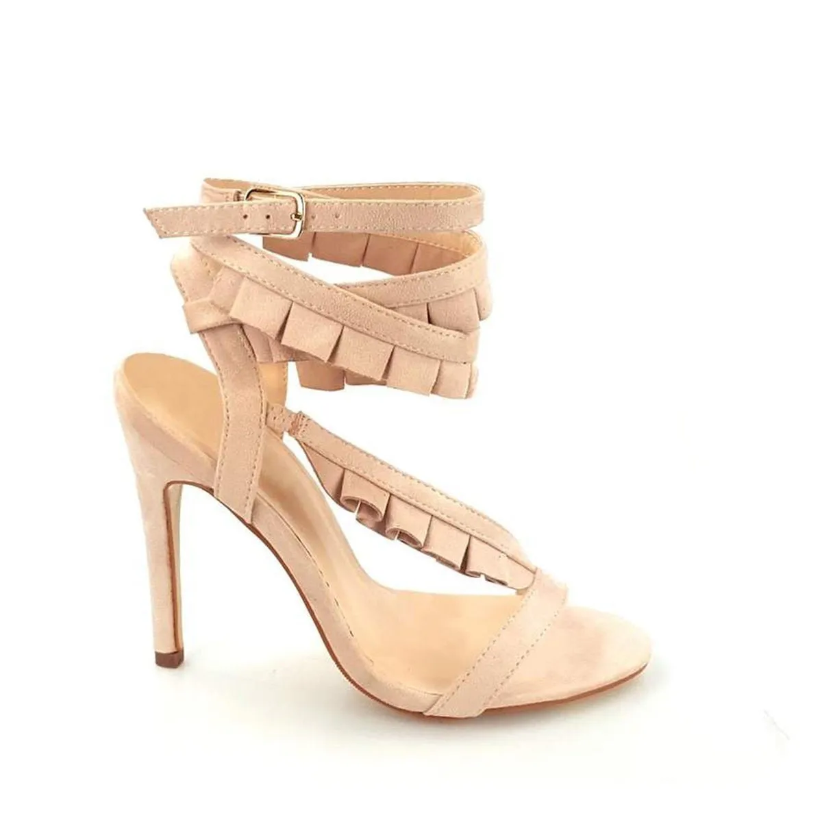 Camilla Fringe Trim Strappy Sandal