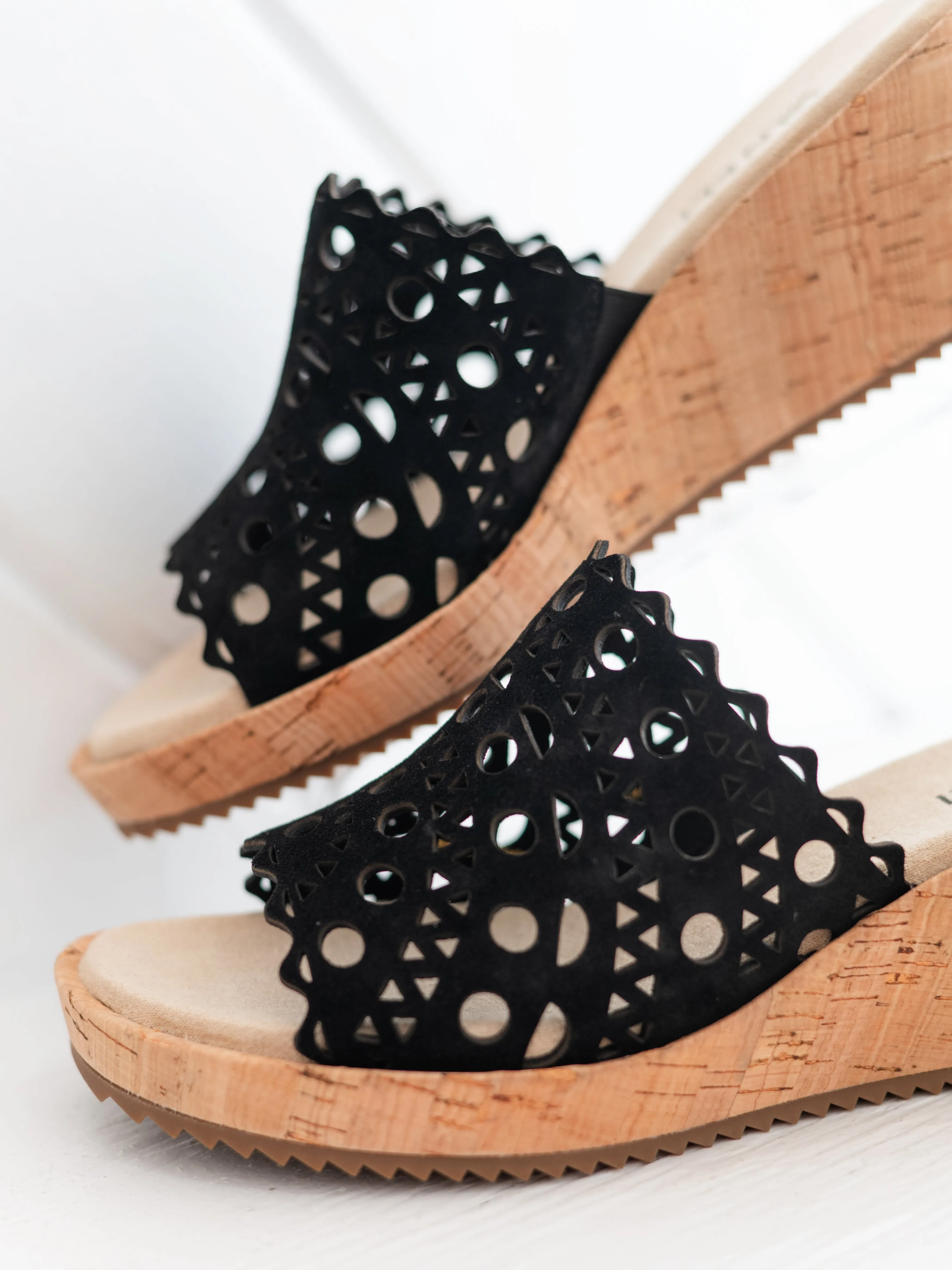 Cammie Black Suede by Vaneli
