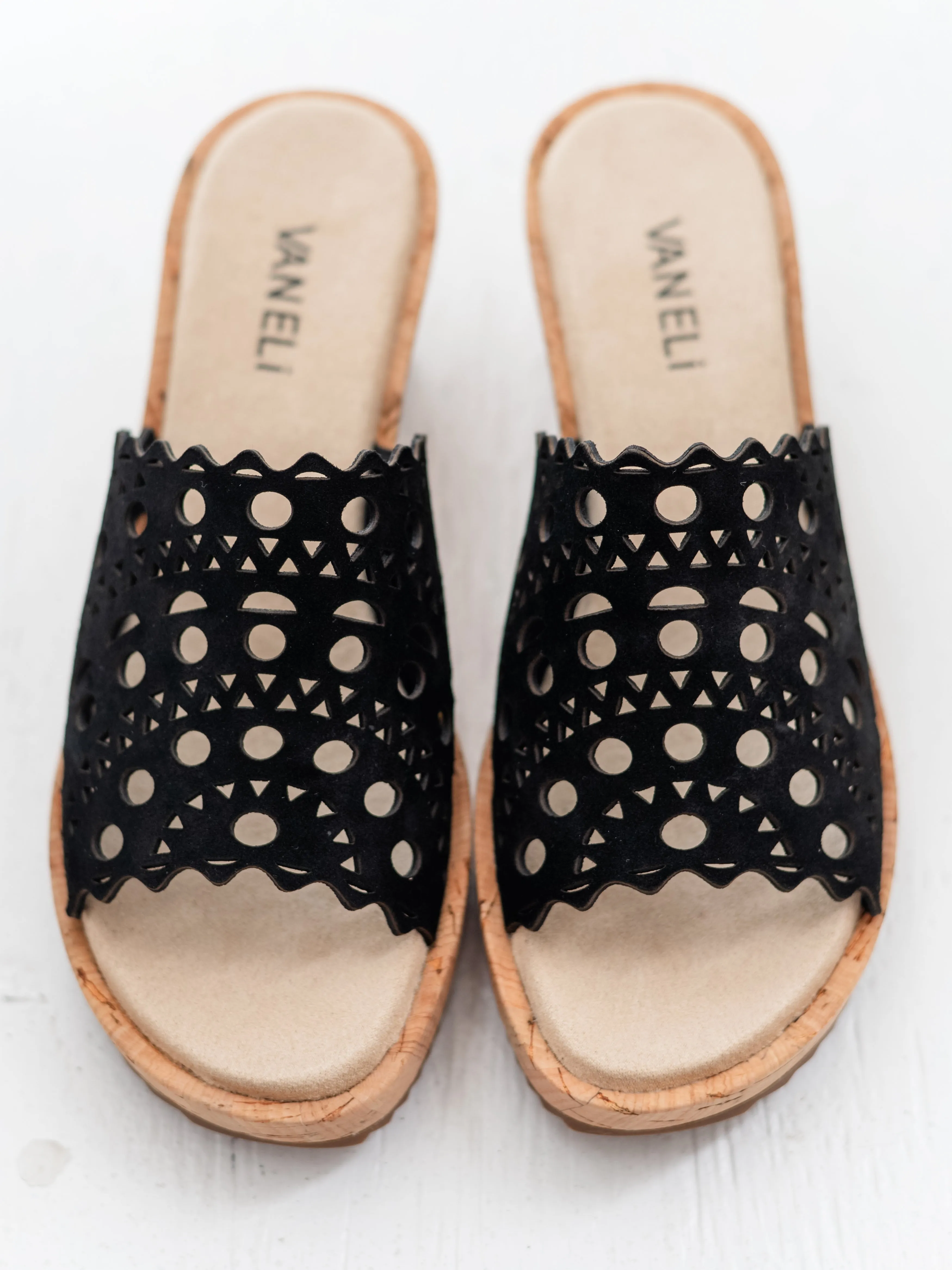 Cammie Black Suede by Vaneli