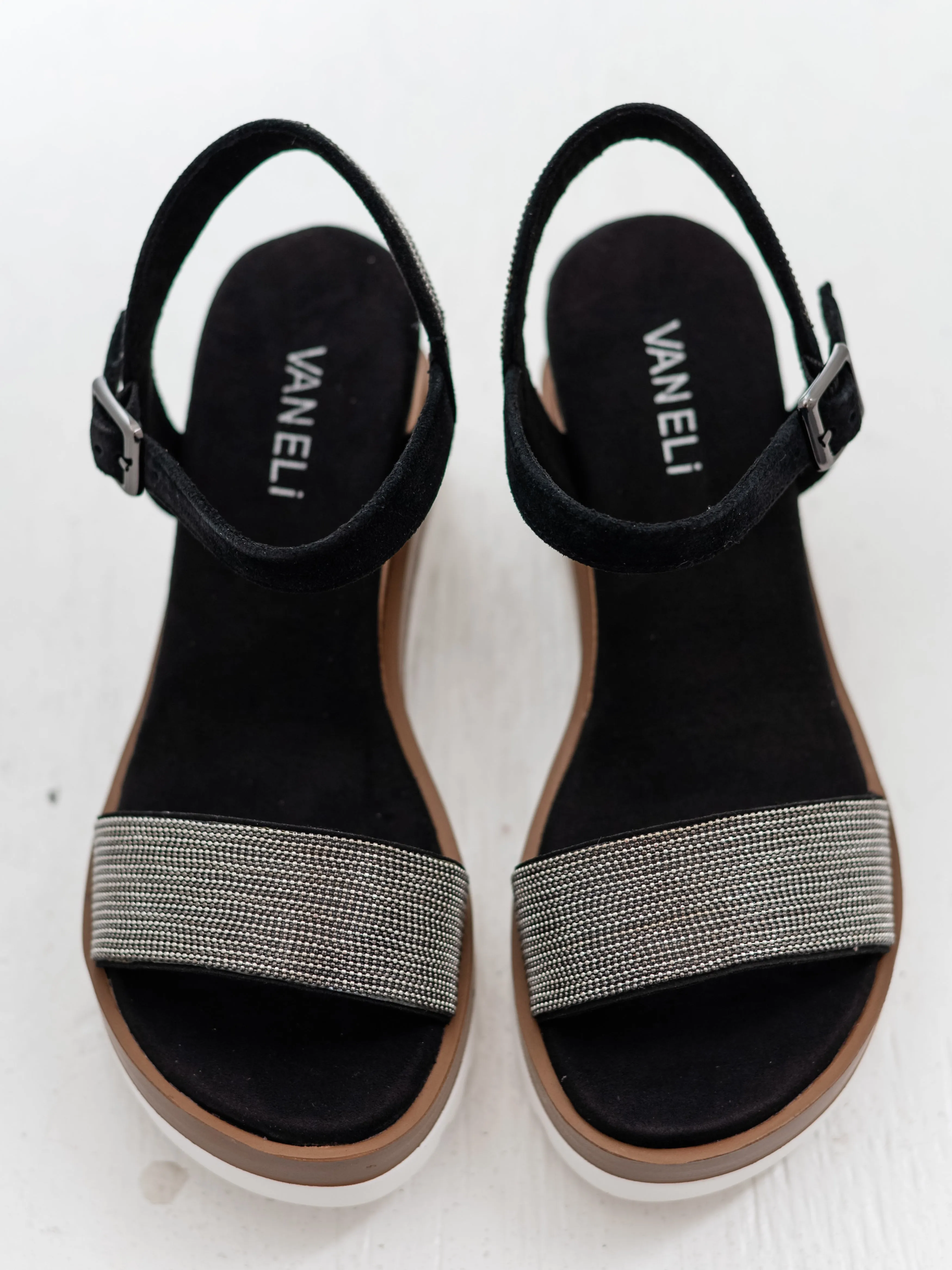 Cedra Black Suede by Vaneli