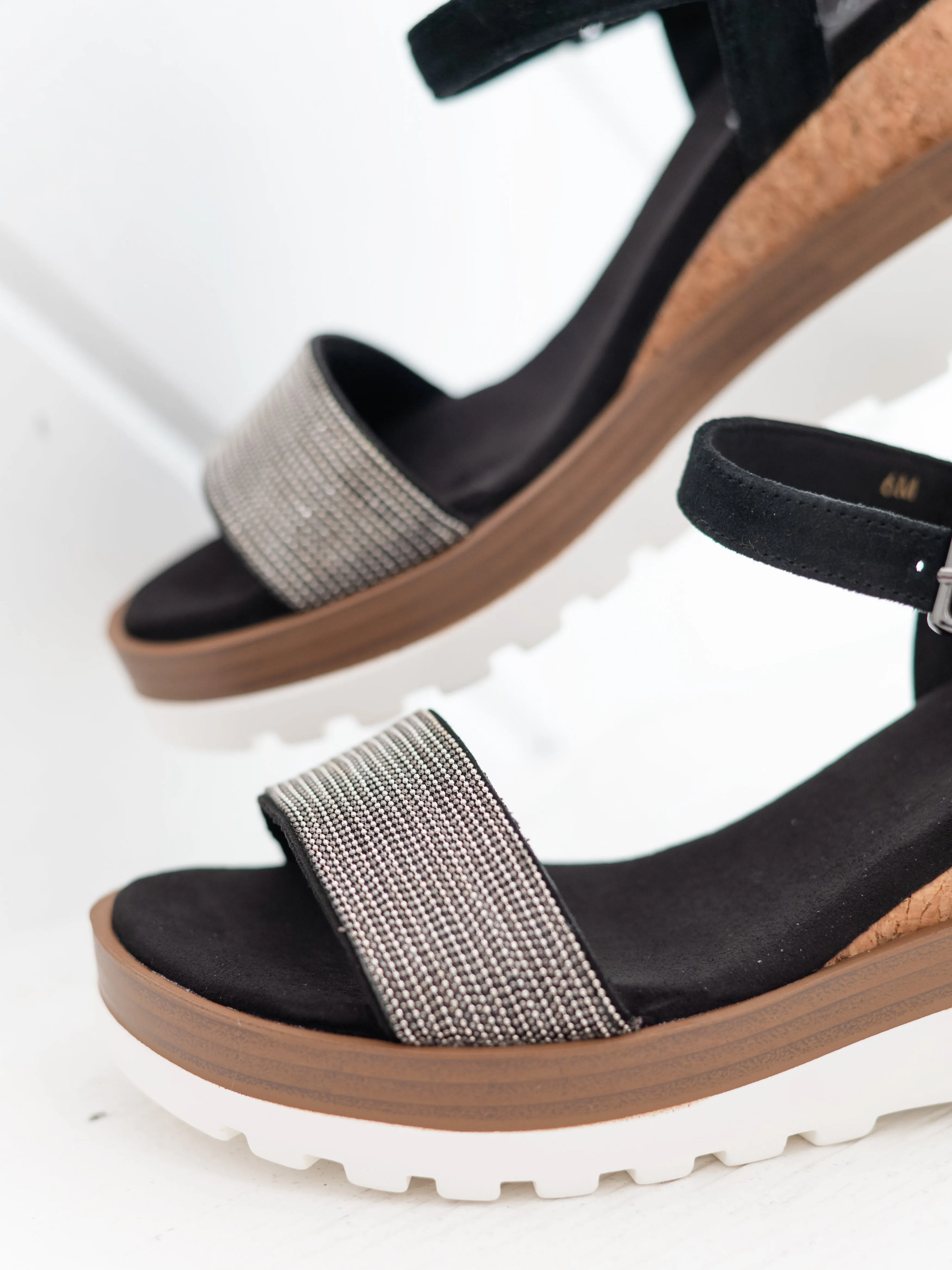 Cedra Black Suede by Vaneli