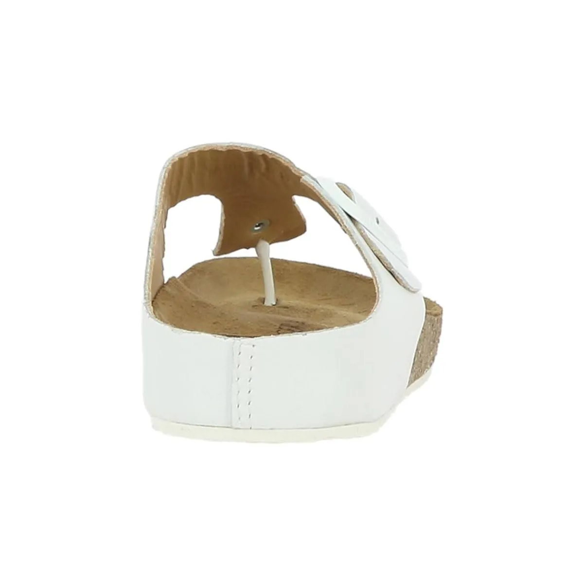HAFLINGER Women Memphis Sandal, White, Women 8