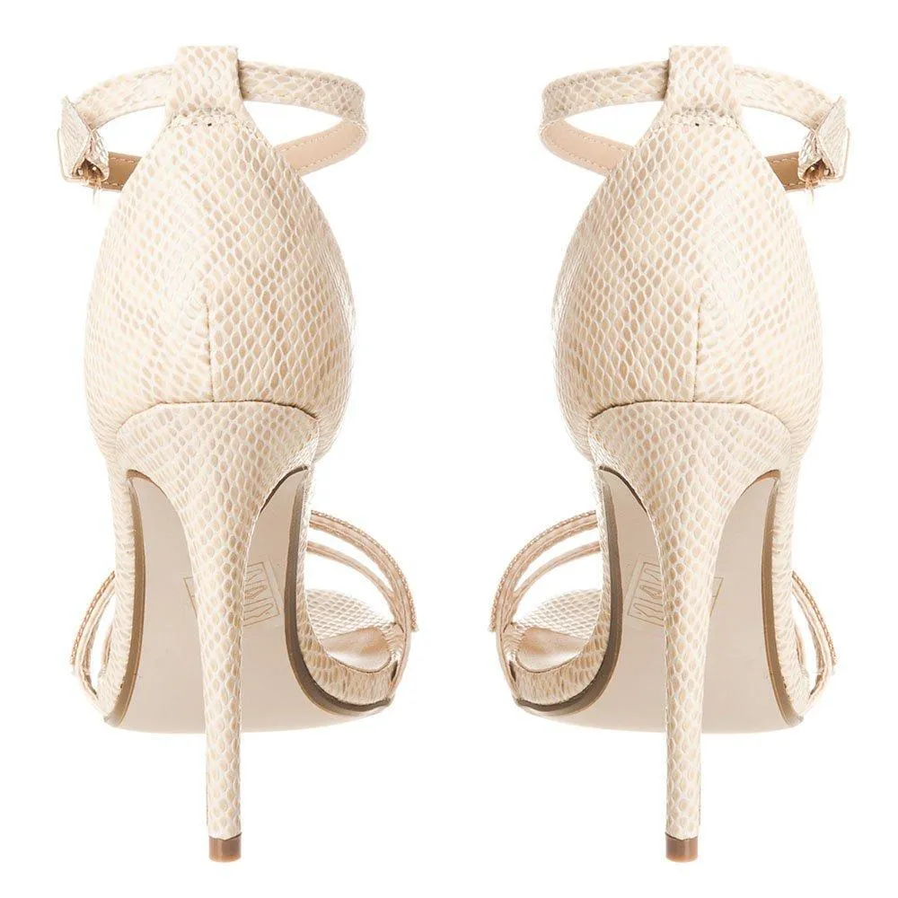 High Stiletto Heel Ankle strap T- Bar Sandal
