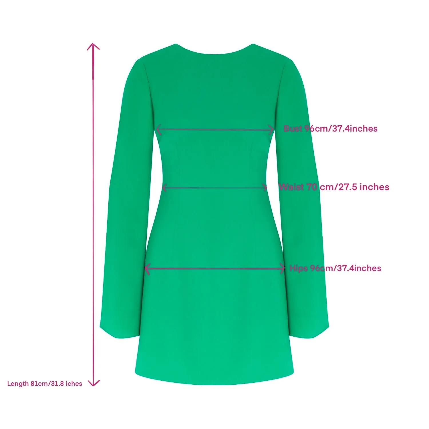 Ira Tie-Back Mini Dress