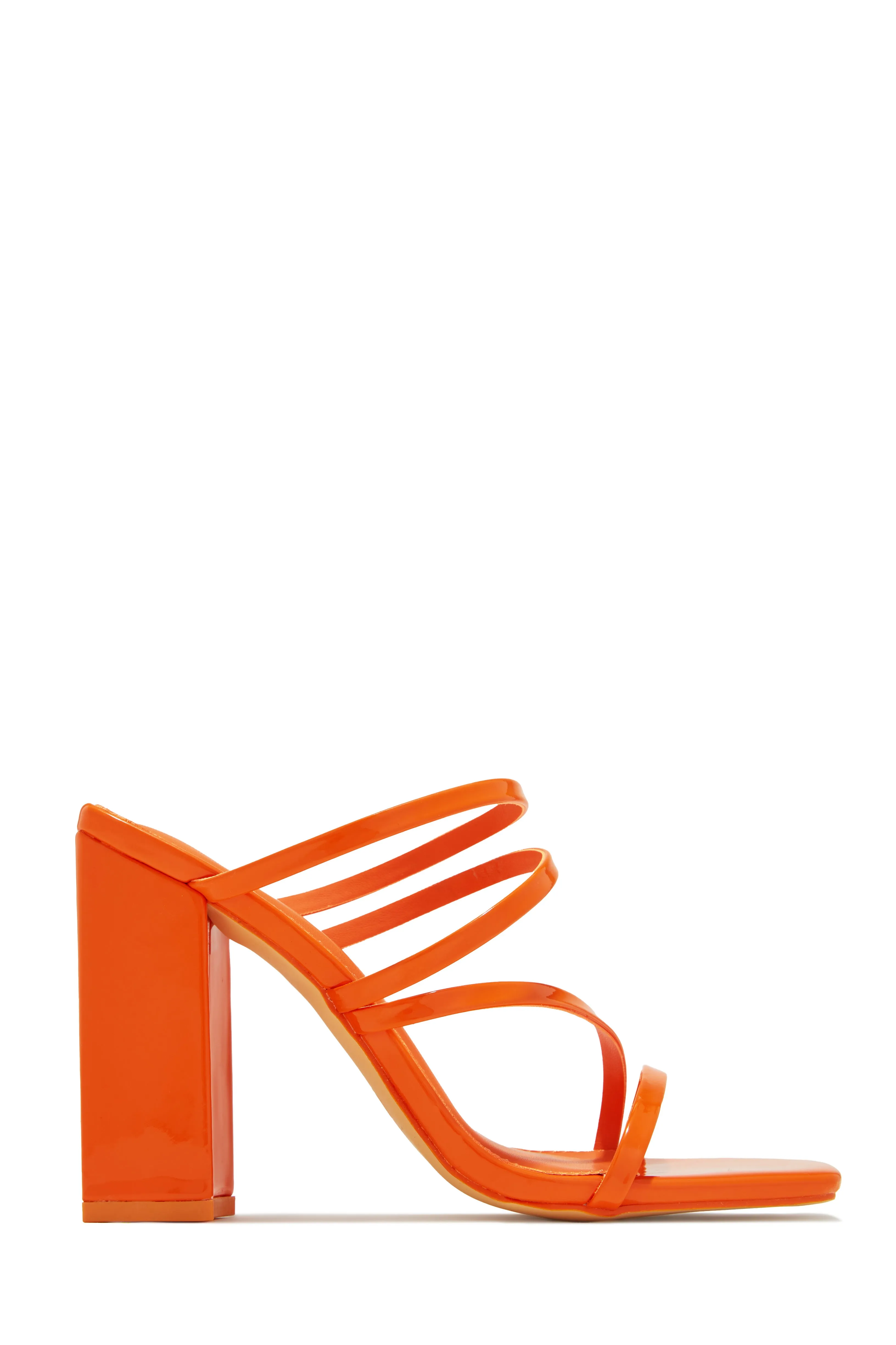 Jaziel Block Heel Mules - White