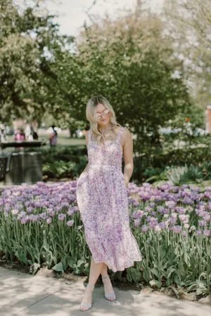 Love Shack Fancy - Tove Dress in Purple Iris