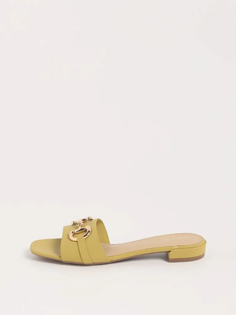 LUNA BLU Lime Sandals
