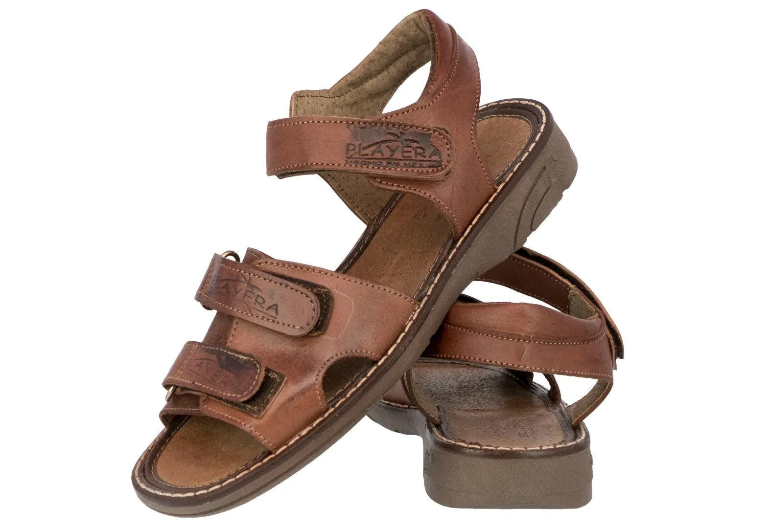 Mens Cognac Sandals Mexican Authentic Huaraches Open Toe Slides Flip Flops