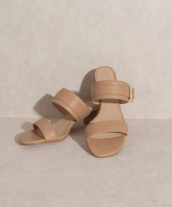 Nicole Buckle Block Heel