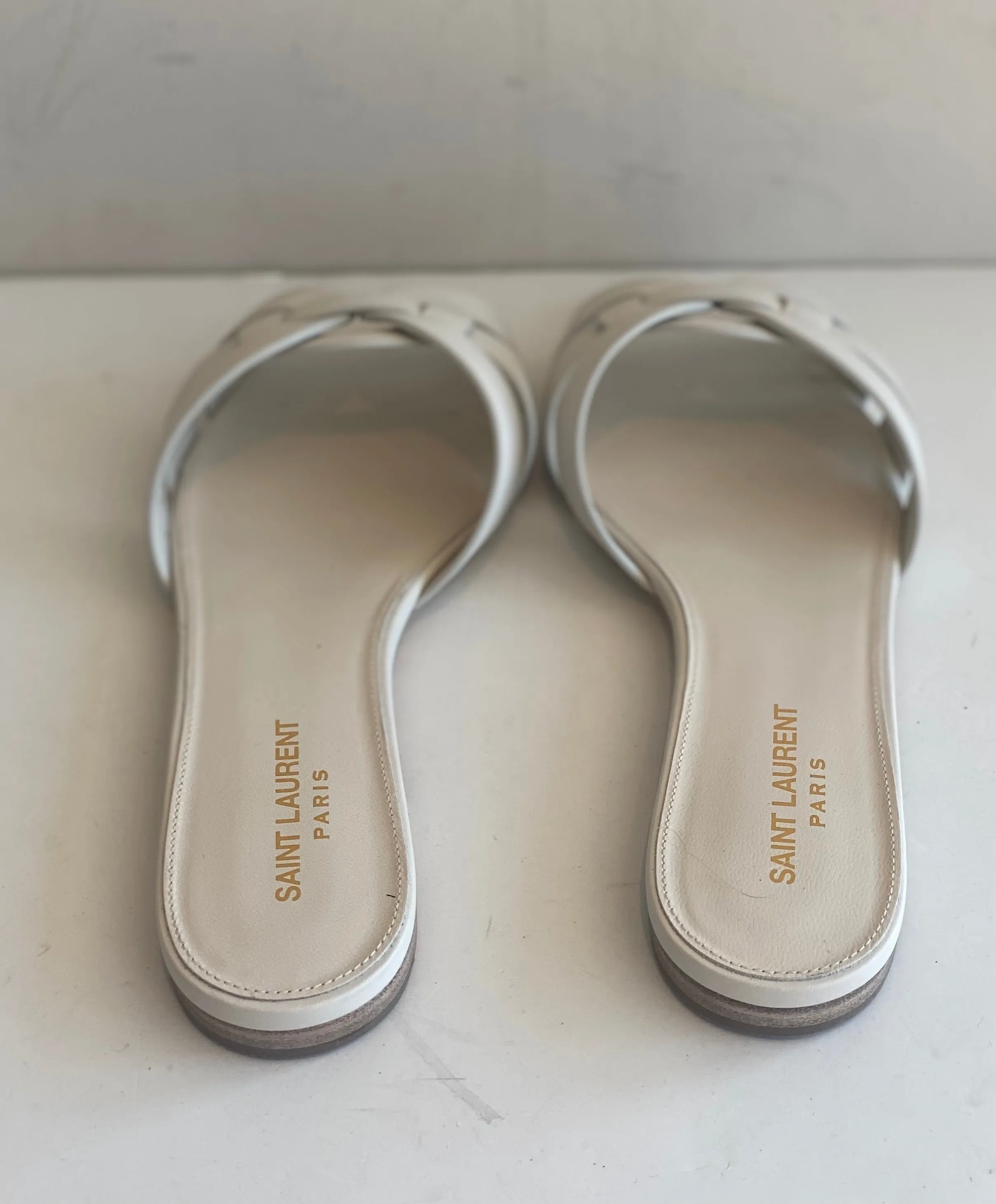Saint Laurent Tribute Flat Mule Sandals