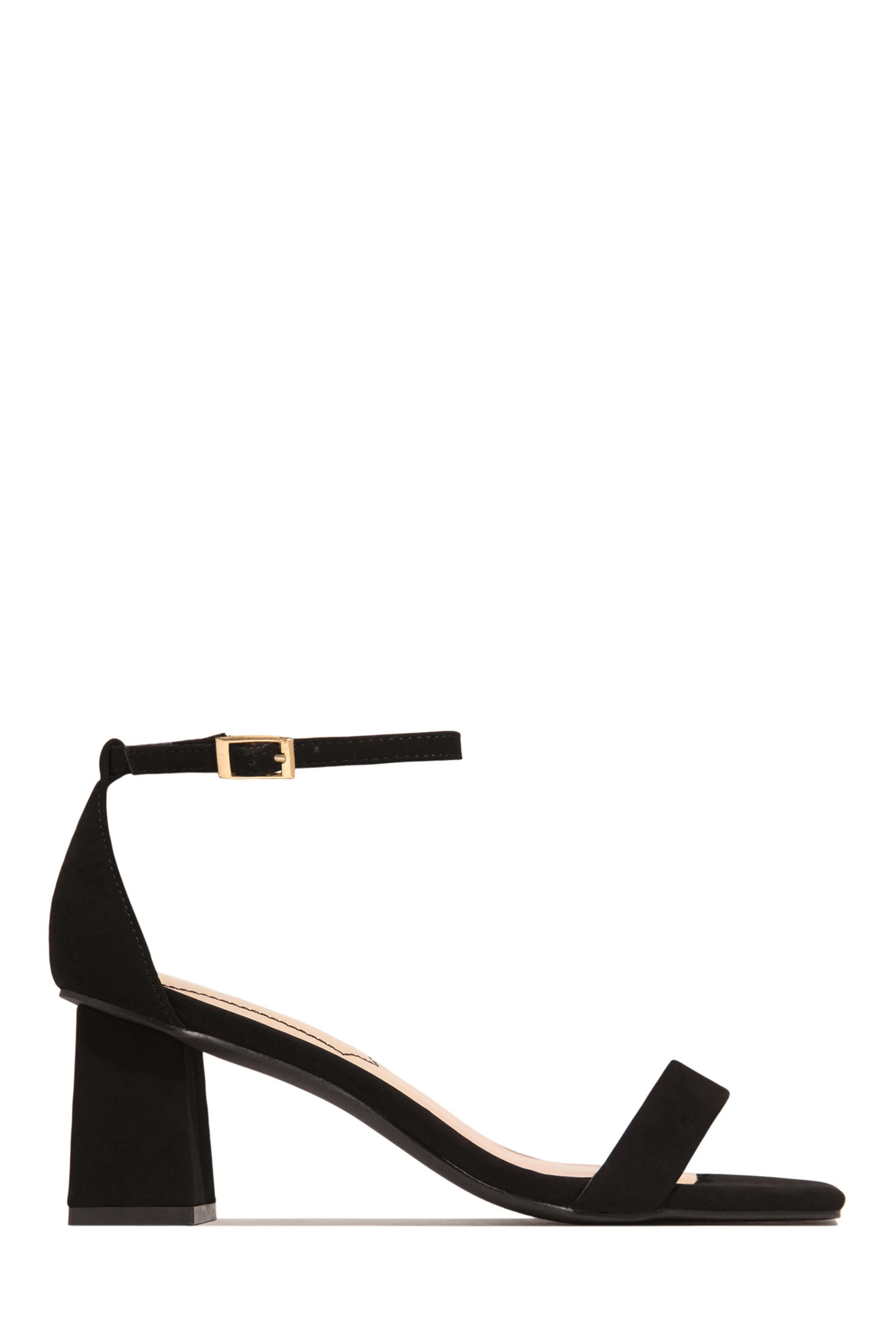 Tamia Block Mid Heels - Red