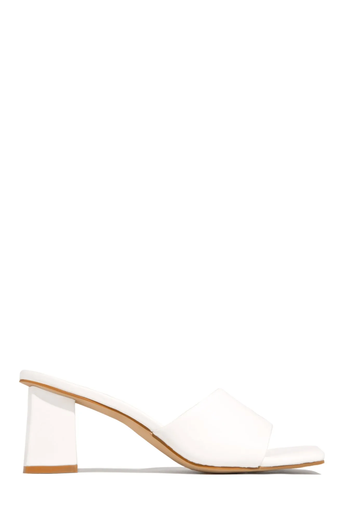 Valentine Block Heel Mules - Camel
