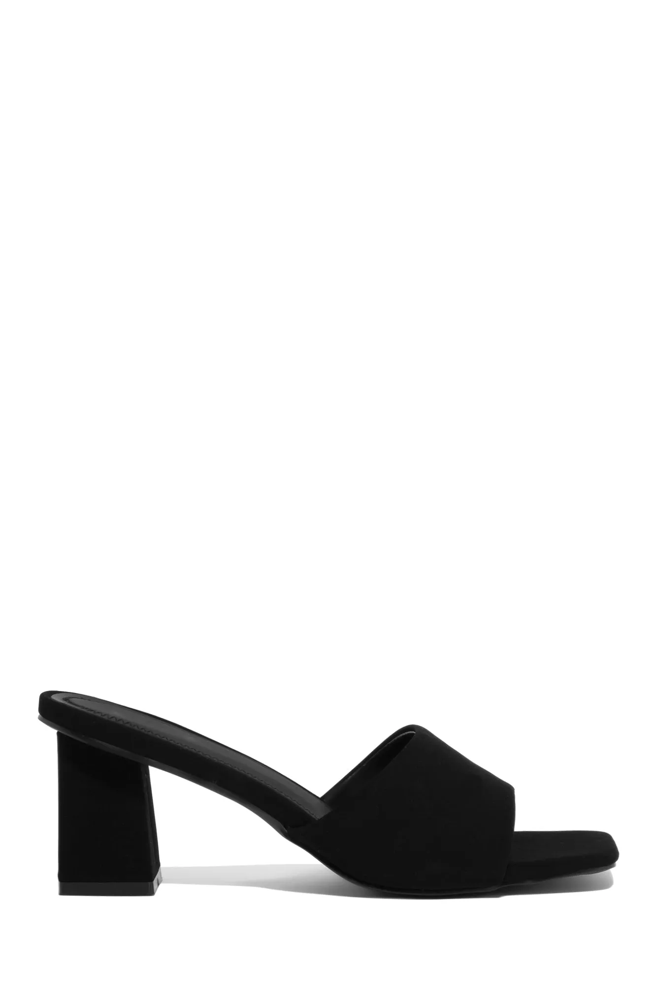 Valentine Block Heel Mules - Camel
