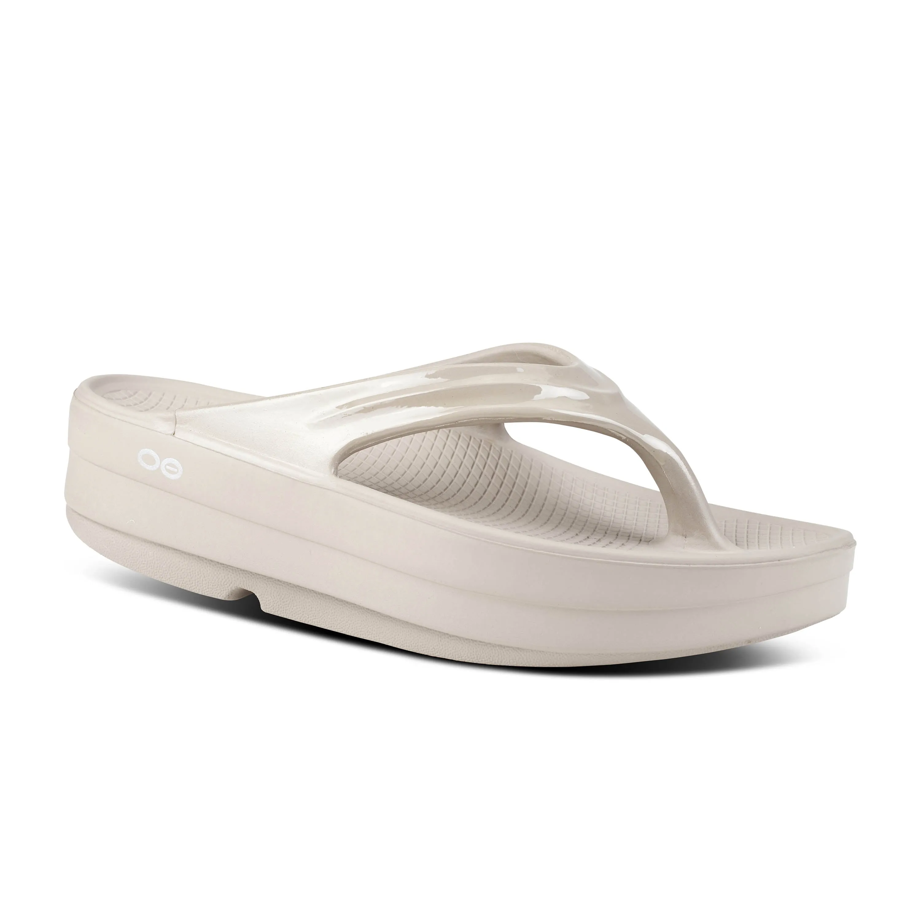 Women's Oofos OOmega OOlala Thong Color: Nomad