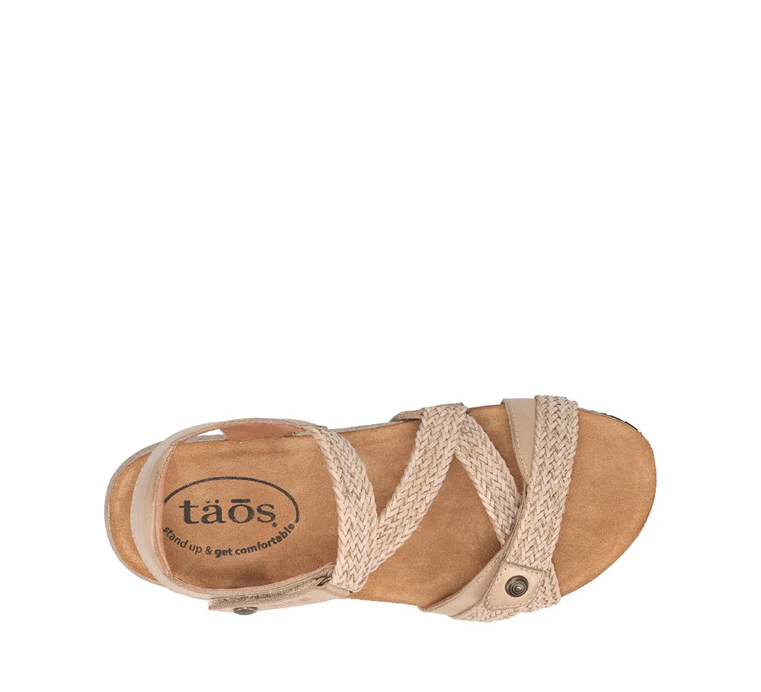 Women's Taos Trulie Color: Stone (WIDE WIDTH)