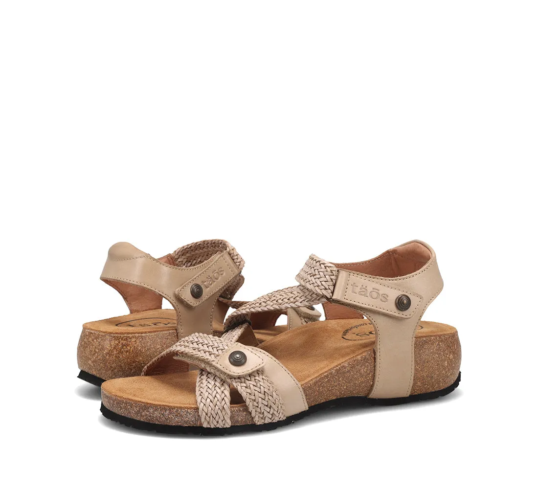 Women's Taos Trulie Color: Stone (WIDE WIDTH)